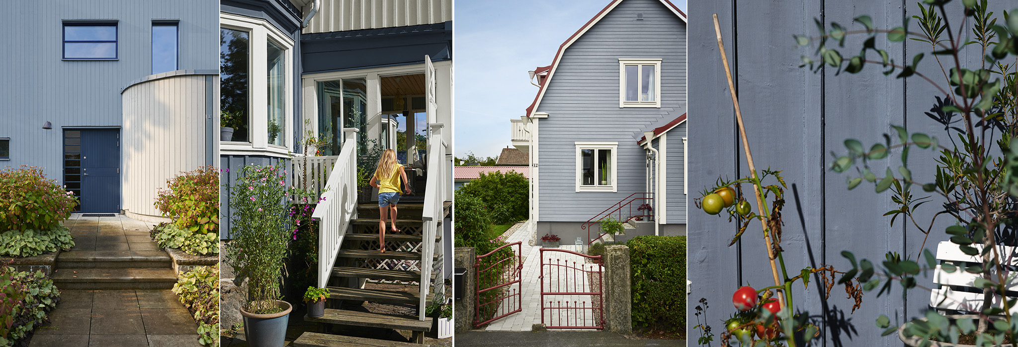 Blå hus Blå hus
