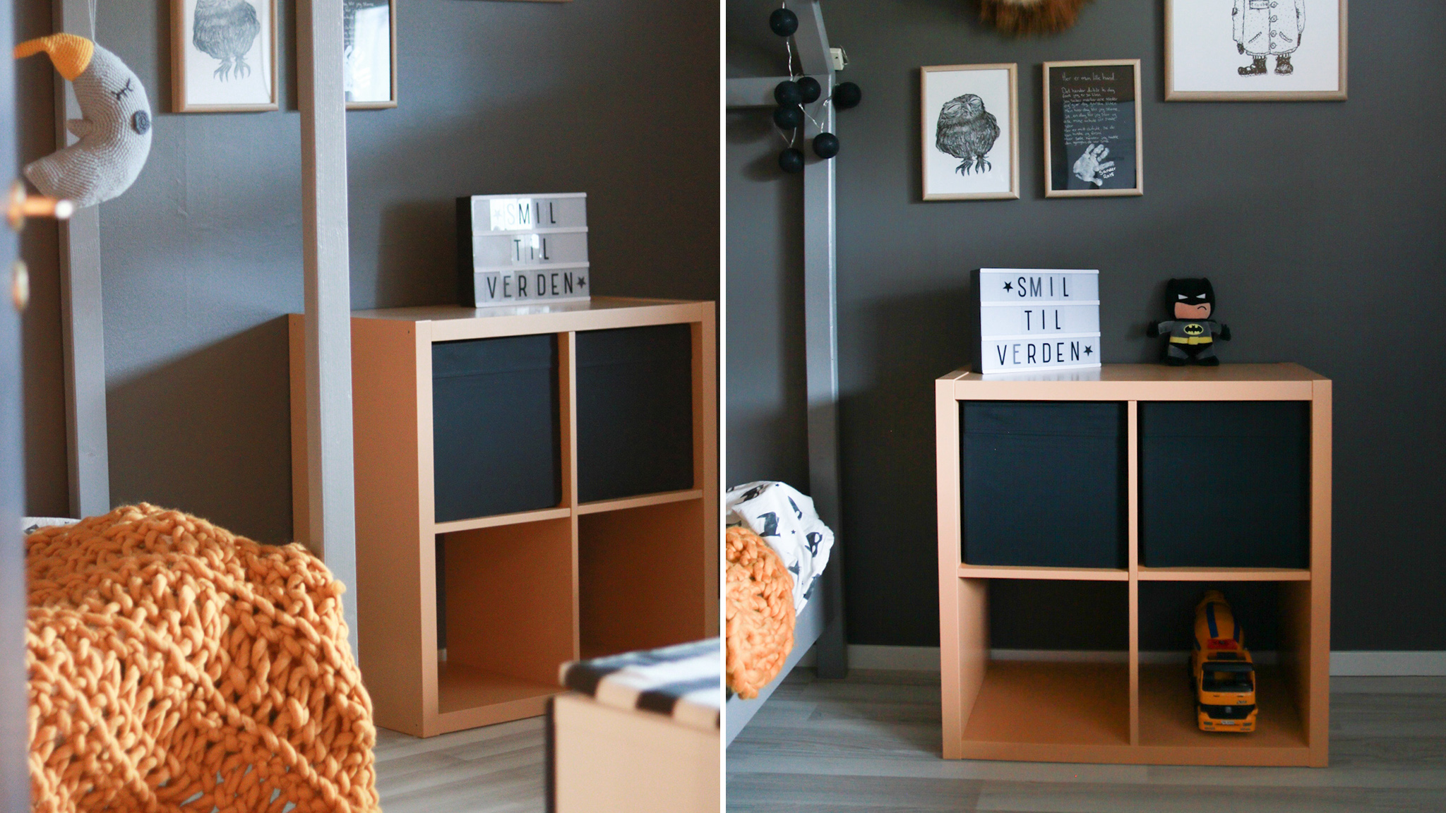 Så målar du Ikea hyllan